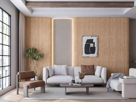 Half-Round White Ash Tambour Wood Panels