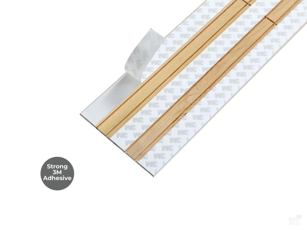 White Washed Peel and Stick Wood Planks