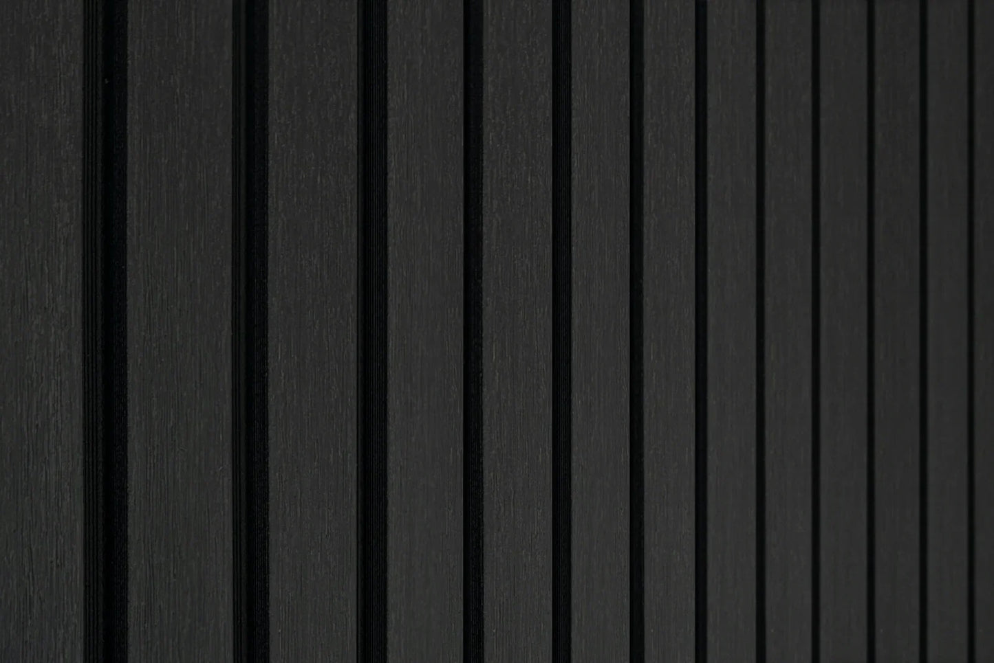 Black Outdoor Slat Wall Panels