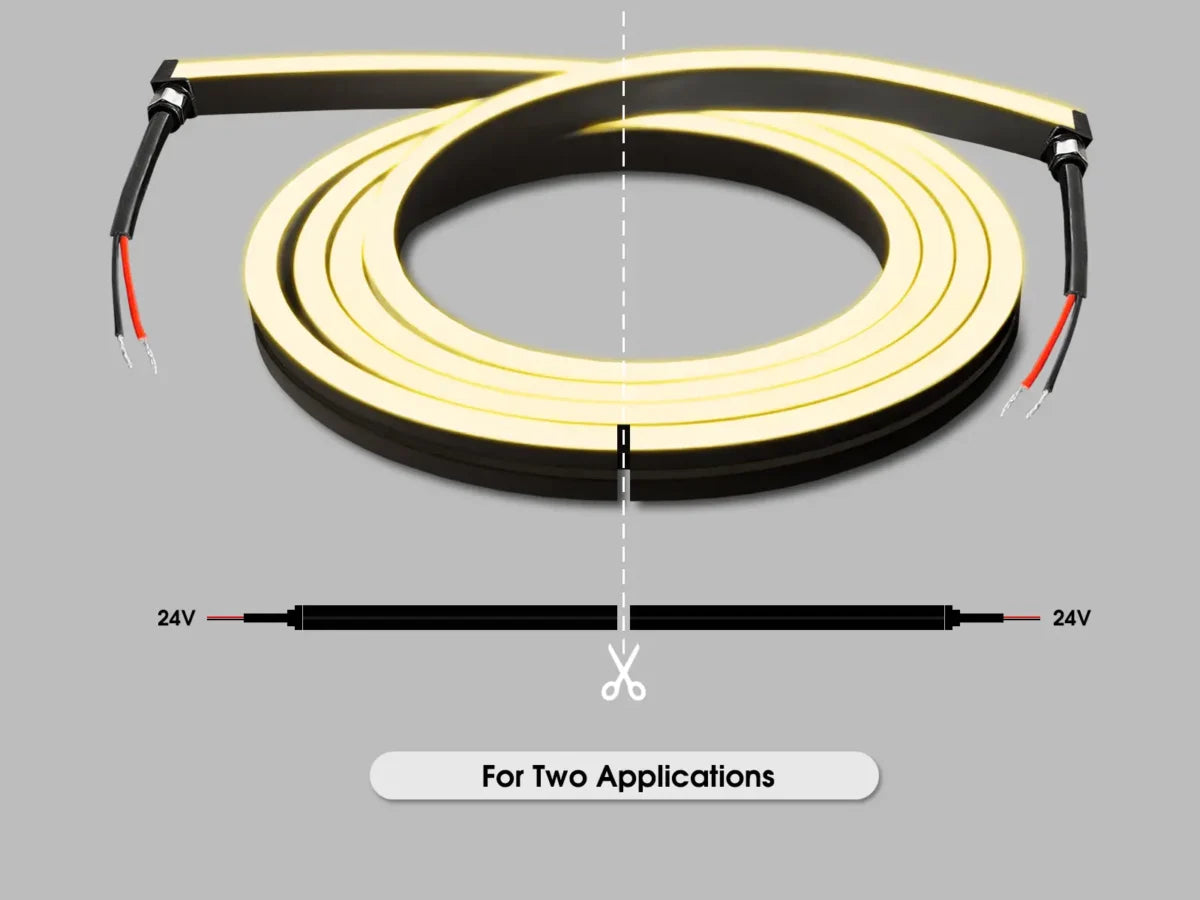 Outdoor LED Strip Light Kit for Outdoor Slat Wall