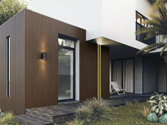 Walnut Outdoor Slat Wall Panels