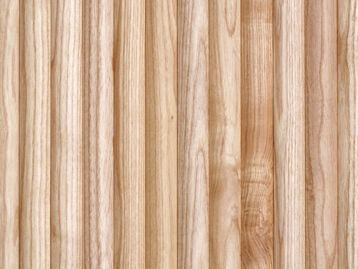 Half-Round White Ash Tambour Wood Panels