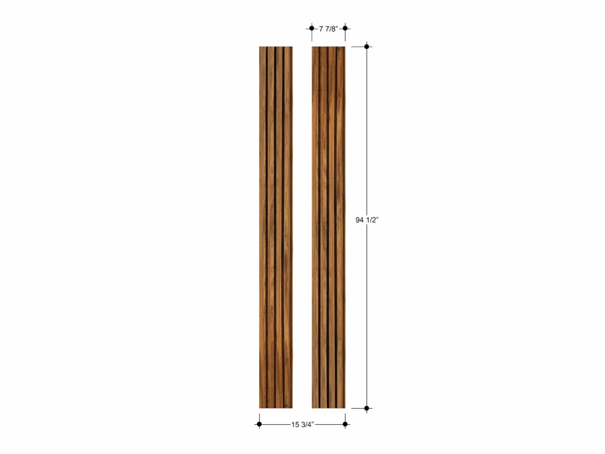 Oak Outdoor Slat Wall Panels