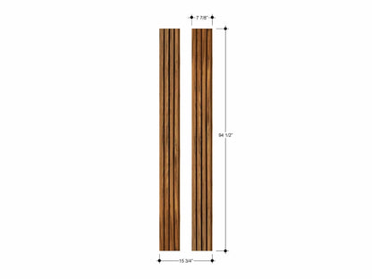 Oak Outdoor Slat Wall Panels