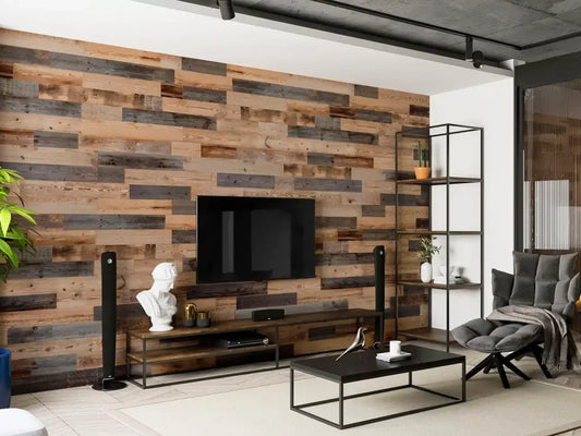 Grey / Brown Mix Barnwood Planks
