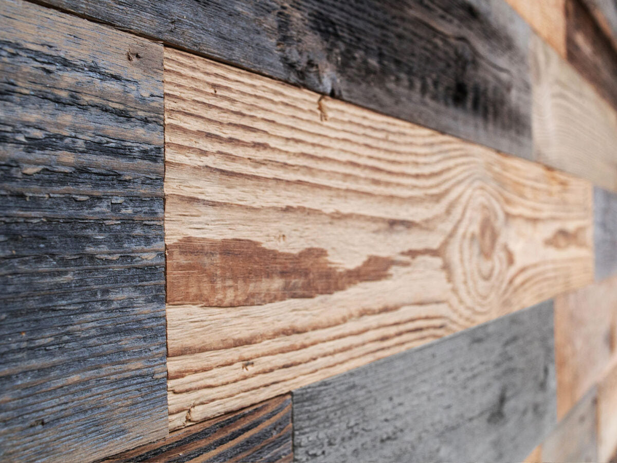 Grey / Brown Mix Barnwood Planks