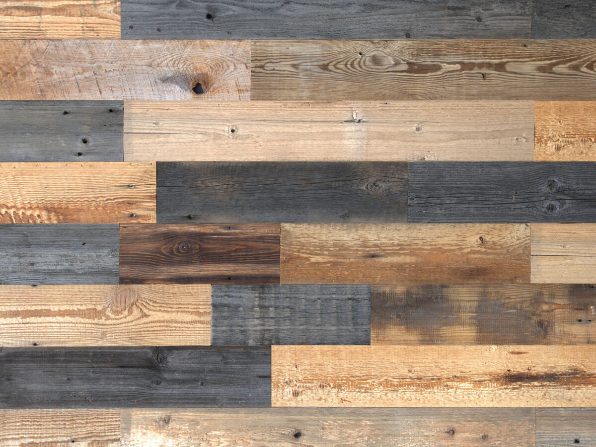 Grey / Brown Mix Barnwood Planks