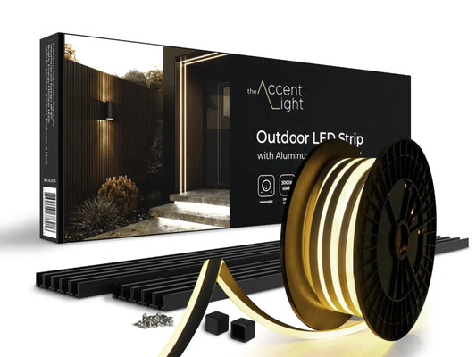 Outdoor LED Strip Light Kit for Outdoor Slat Wall