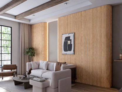 Half-Round White Ash Tambour Wood Panels