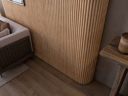 Half-Round White Ash Tambour Wood Panels