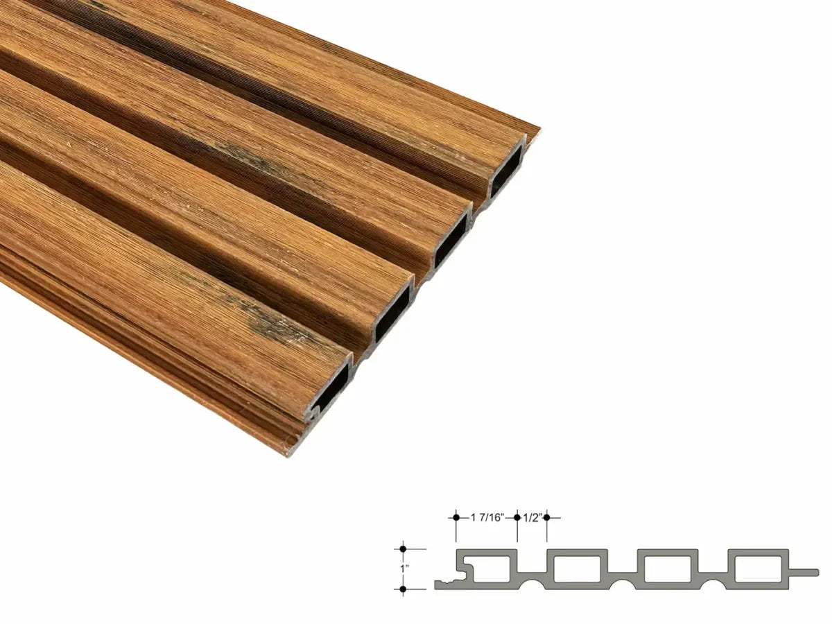 Oak Outdoor Slat Wall Panels