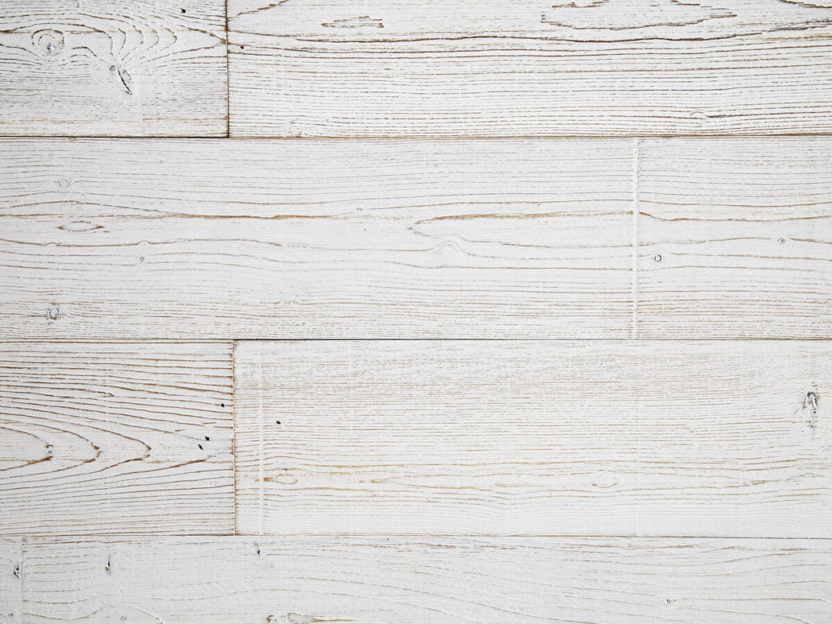 White Washed Peel and Stick Wood Planks
