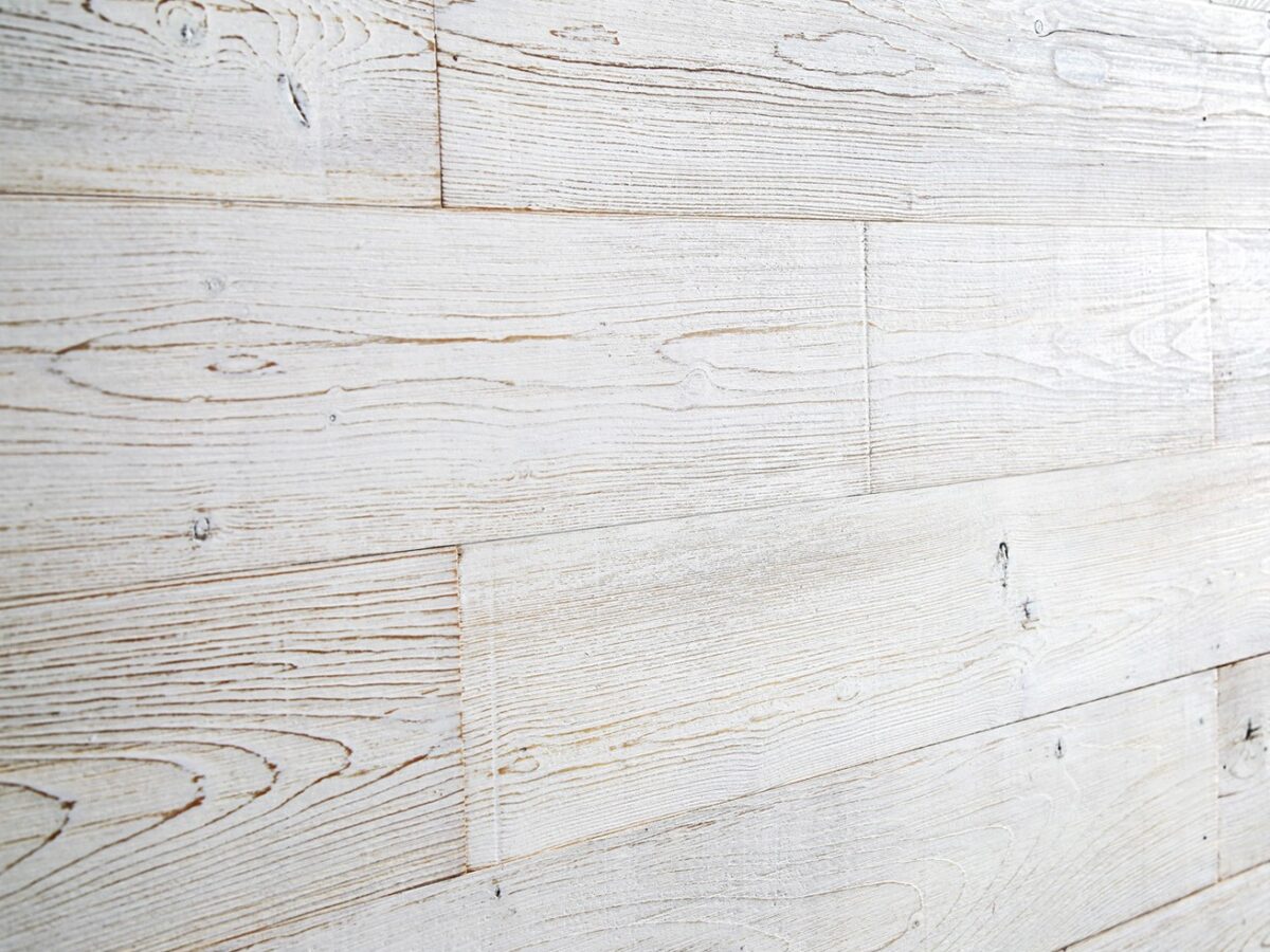 White Washed Peel and Stick Wood Planks