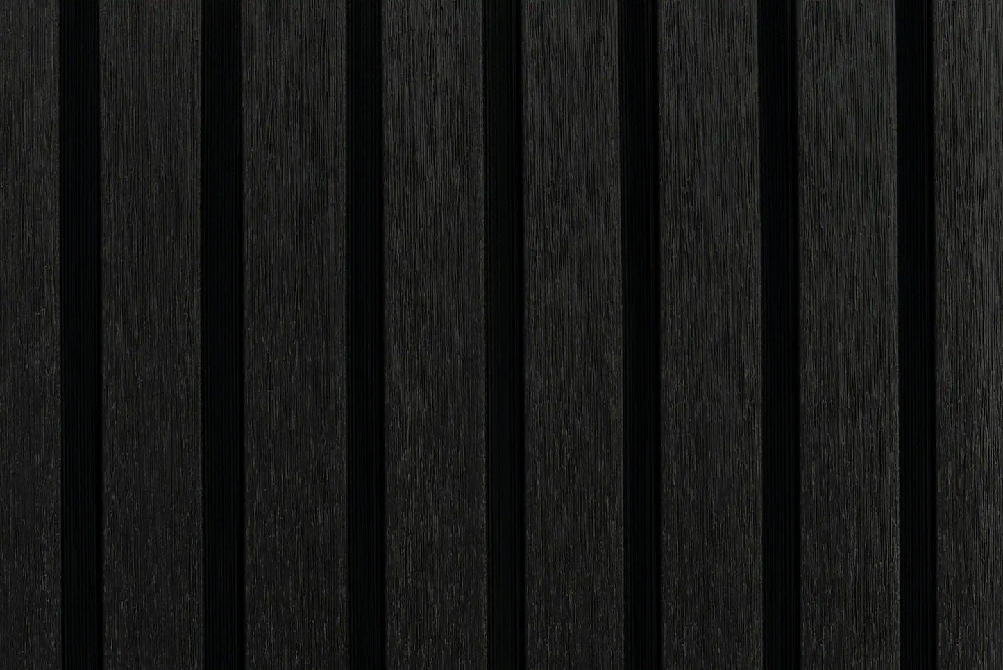 Black Outdoor Slat Wall Panels
