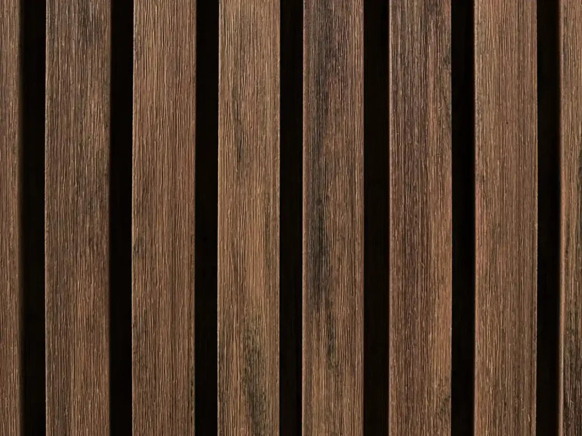 Walnut Outdoor Slat Wall Panels