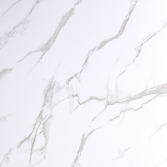 Premium White Marble Gloss Wall Panel – 1M x 2.4M
