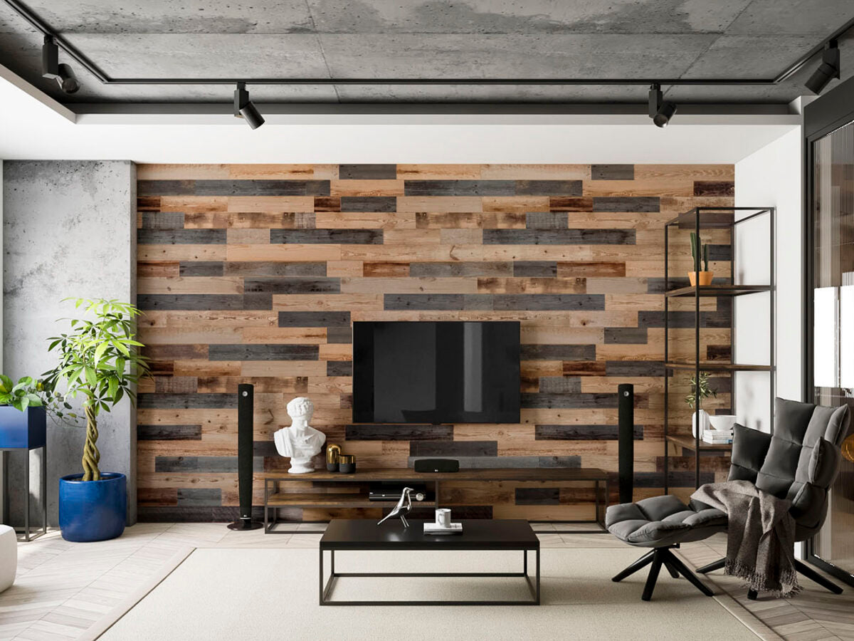 Grey / Brown Mix Barnwood Planks
