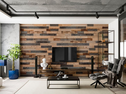 Grey / Brown Mix Barnwood Planks